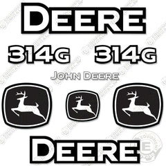 Fits John Deere 314G Skid Steer Loader Decal Kit