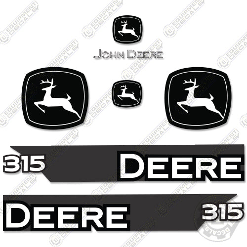 Fits John Deere 315 Decal Kit Skid Steer