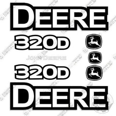Fits John Deere 320 D Skid Steer Equipment Decals