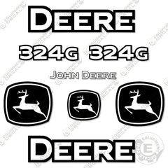 Fits John Deere 324G Skid Steer Loader Decal Kit