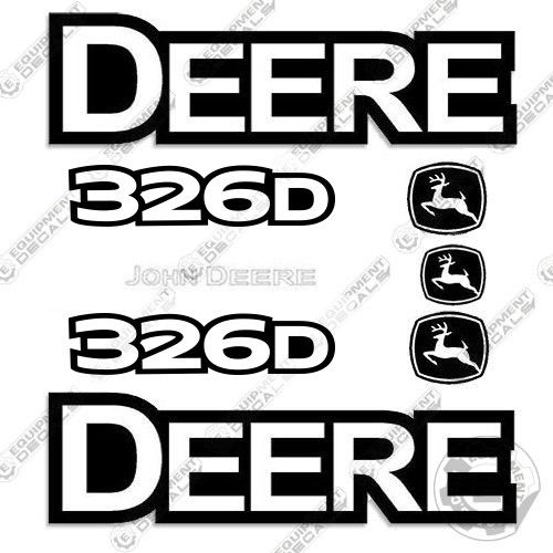 Fits John Deere 326 D Skid Steer Equipment Decals