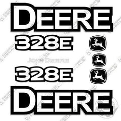 Fits John Deere 328 E Skid Steer Equipment Decals