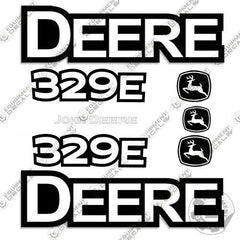 Fits John Deere 329 E Skid Steer Equipment Decals
