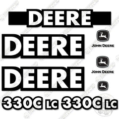 Fits John Deere 330C LC Excavator Decal Kit
