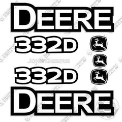 Fits John Deere 332 D Skid Steer Equipment Decals
