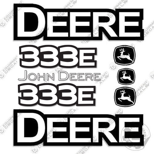 Fits John Deere 333E Skid Steer Equipment Decals