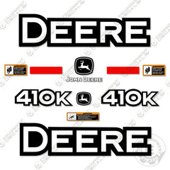 Fits John Deere 410K Decal Kit Backhoe