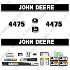 Fits John Deere 4475 Decal Kit Skid Steer