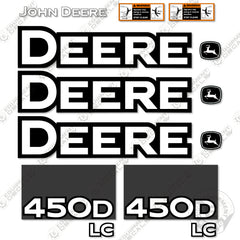 Fits John Deere 450D LC Decal Kit Excavator (CUSTOM KIT)