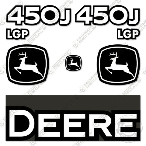 Fits John Deere 450J LGP Dozer Crawler Decal Kit