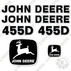 Fits John Deere 455D Decal Kit Crawler Loader