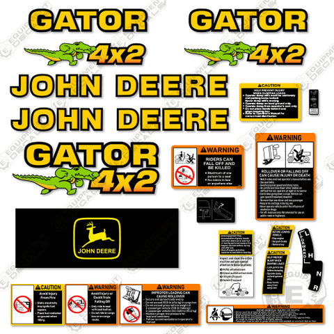 Fits John Deere Gator Decal Kit 4x2 Utility Vehicle (Older Style)