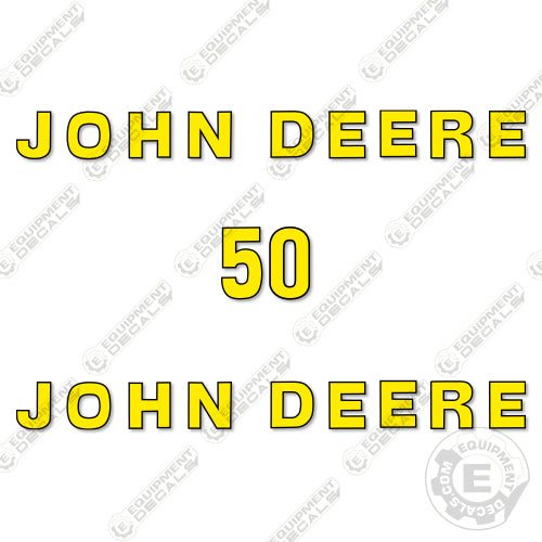 Fits John Deere 50 Decal Kit Lawn Cart