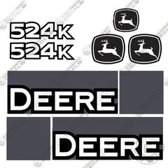 Fits John Deere 524K Decal Kit Wheel Loader