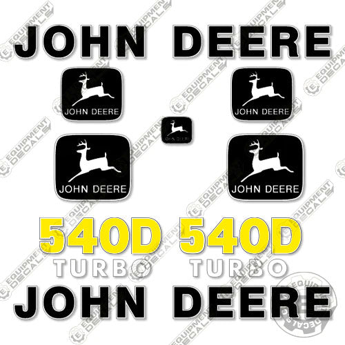 Fits John Deere 540D Decal Kit Skidder