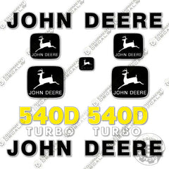 Fits John Deere 540D Decal Kit Skidder