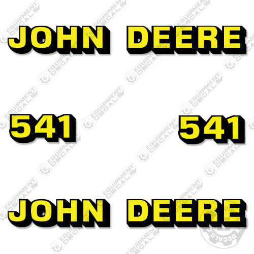 Fits John Deere 541 Decal Kit Loader Attachment