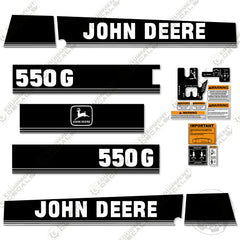 Fits John Deere 550G Decal Kit Crawler Tractor Dozer