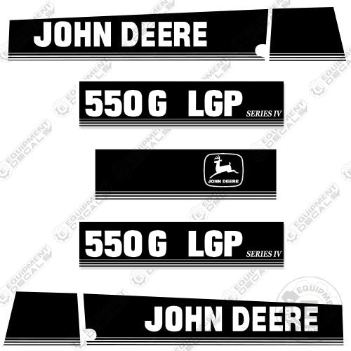 Fits John Deere 550G LGP Series 4 Decal Kit Crawler Tractor Dozer