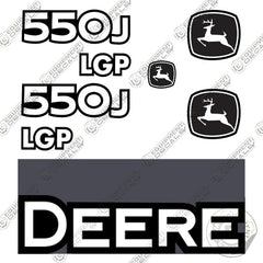 Fits John Deere 550J LGP Decal Kit Dozer Crawler