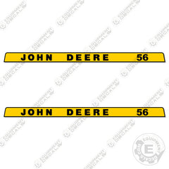 Fits John Deere 56 Riding Mower Decal Kit