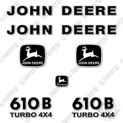 Fits John Deere 610B Decal Kit Backhoe Loader