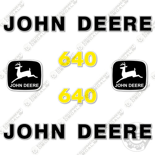 Fits John Deere 640 Decal Kit Skidder (1980s)
