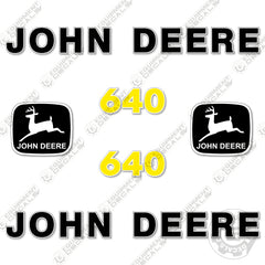 Fits John Deere 640 Decal Kit Skidder (1980s)