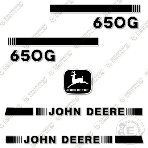Fits John Deere 650G Decal Kit (Style 2) Dozer