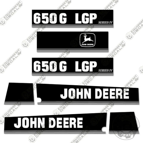 Fits John Deere 650G LGP Series 4 Crawler Tractor Dozer Decal Kit