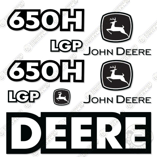 Fits John Deere 650H LGP Decal Kit Dozer (2003-2004)