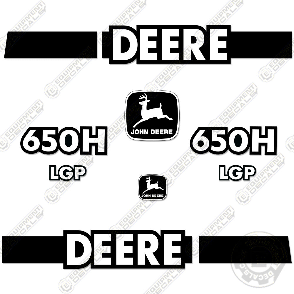 Fits John Deere 650H LGP Decal Kit Dozer (1999-2001)