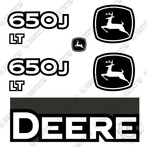 Fits John Deere 650J LT Decal Kit Dozer