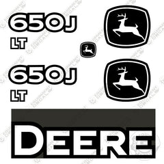 Fits John Deere 650J LT Decal Kit Dozer