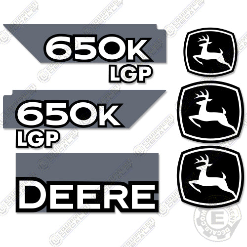 Fits John Deere 650K Dozer Crawler Decal Kit Equipment Decals
