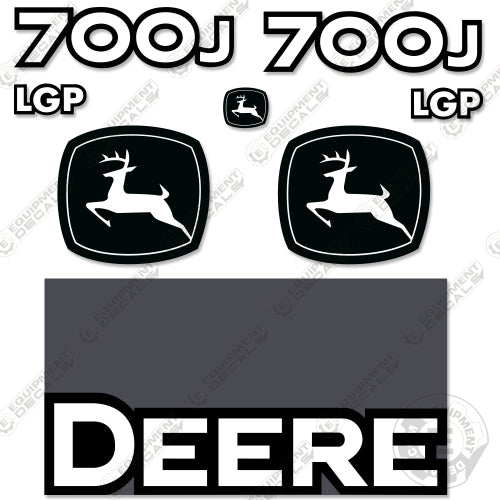 Fits John Deere 700J LGP Decal Kit Dozer Crawler