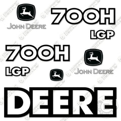 Fits John Deere 700H Decal Kit LGP Dozer