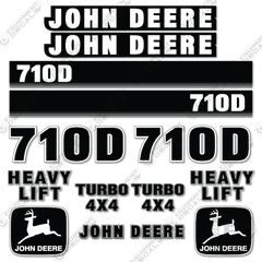 Fits John Deere 710D Decal Kit Backhoe Loader