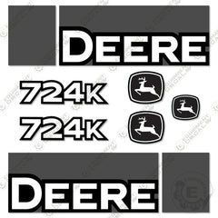 Fits John Deere 724K Wheel Loader Decal Kit