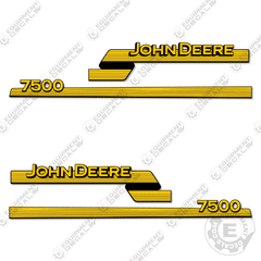 Fits John Deere 7500 Decal Kit Harvester