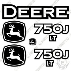 Fits John Deere 750J LT Decal Kit Dozer Crawler