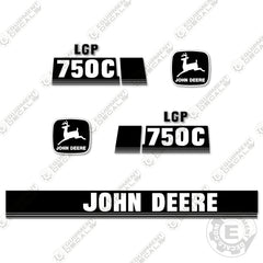 Fits John Deere 750C LGP Decal Kit Crawler Tractor Dozer