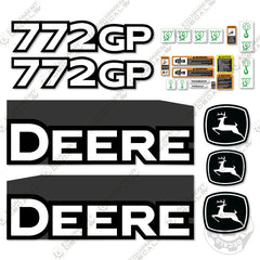 Fits John Deere 772GP Decal Kit Motor Grader (2013) - Scraper