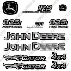 Fits John Deere Gator 825i Decal Kit Custom Silver - Utility Vehicle