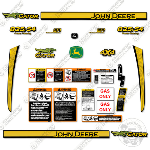 Fits John Deere Gator 825i S4 Decal Kit Utility Vehicle