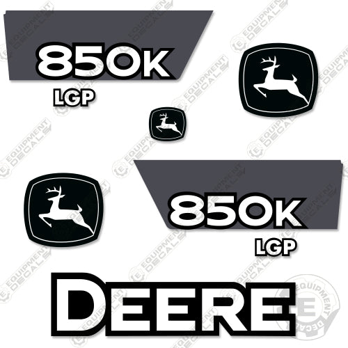 Fits John Deere 850K LGP Dozer Crawler Decal Kit