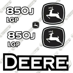 Fits John Deere 850J LGP Dozer Crawler Decal Kit