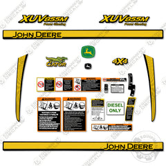 Fits John Deere 855M Decal Kit Gator Utility Vehicle