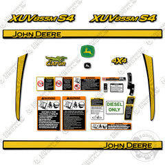 Fits John Deere Gator XUV 855M S4 Decal Kit Utility Vehicle