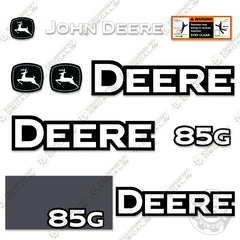 Fits John Deere 85G Decal Kit Excavator